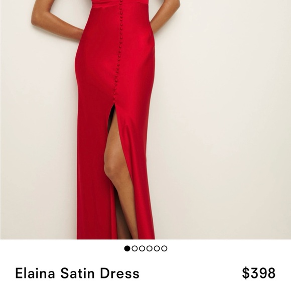 Reformation Silk Elaina Dress - Picture 4 of 8